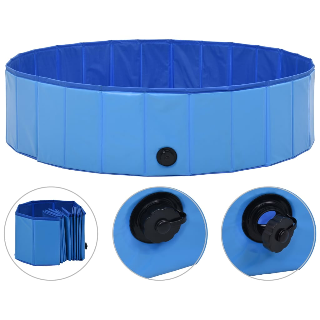 Foldable Dog Swimming Pool Blue - Durable PVC, Easy to Clean, Portable Design for Dogs and Pets, 47.2x11.8 Inches 2 c078d2fd f3d9 4b47 881b 1e243437395e.751619132dd21491e70b02399a81a4c4 - easyishop.co.uk