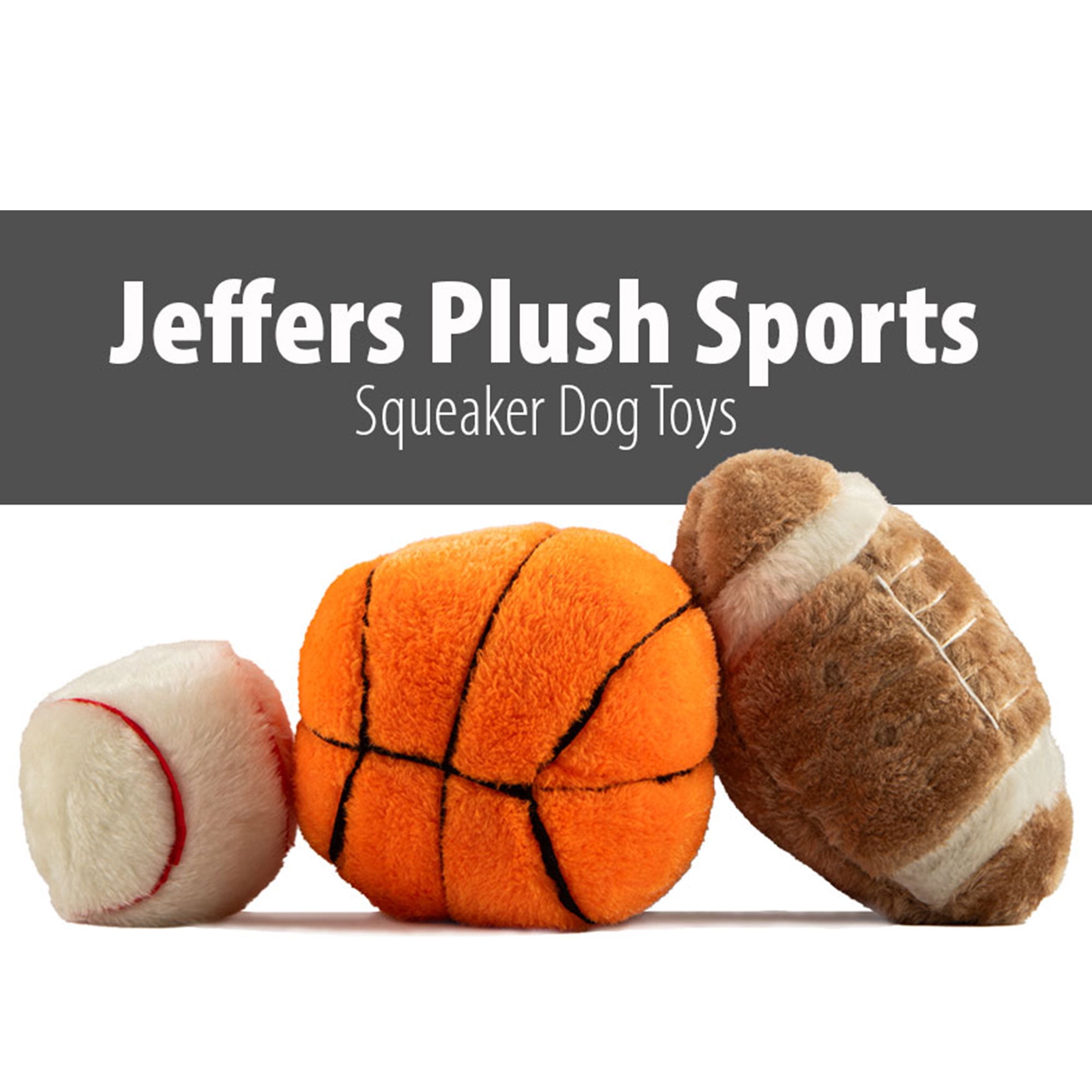 Jeffers Pet Plush Dog Toy with Squeaker, Sports Football 8" - Soft Crinkle Fabric, Safe & Durable, Healthy Fun for Small & Medium Dogs, Interactive Play, Fetch, Tug - Best Gift for Active Games 2 c3d38b8b 4497 4b9f 8148 57fe34b1d575.320bb990ffa65a6fdb338f78e4a19236 - easyishop.co.uk