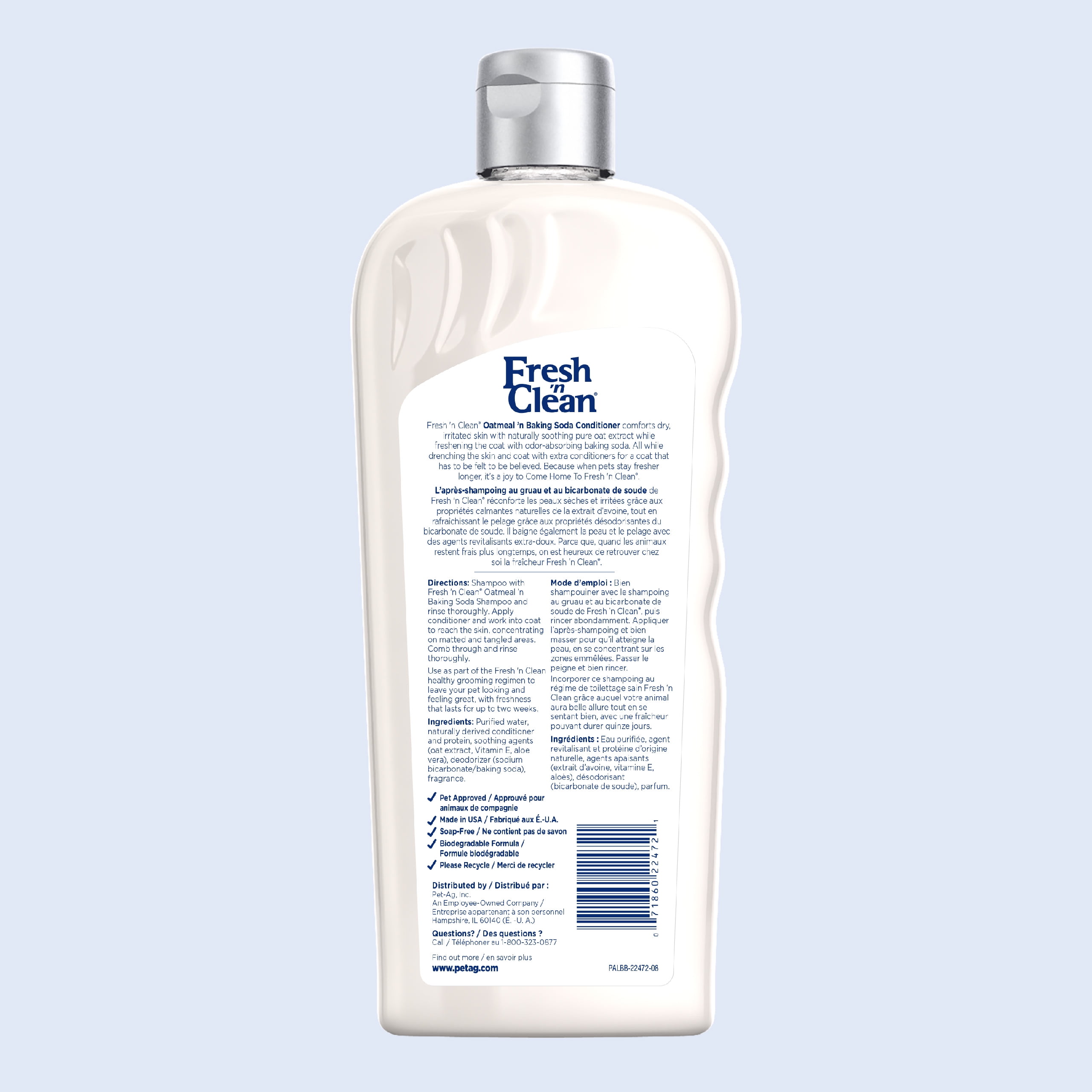 PetAg Fresh 'n Clean Oatmeal 'n Baking Soda Dog Conditioner - Tropical Fresh Scent - 18 fl oz 2 c7d9d3a1 1856 48b8 886e 47eeb0ff1774.2af0d944d7f4bd5b93b5b028166e6027 - easyishop.co.uk