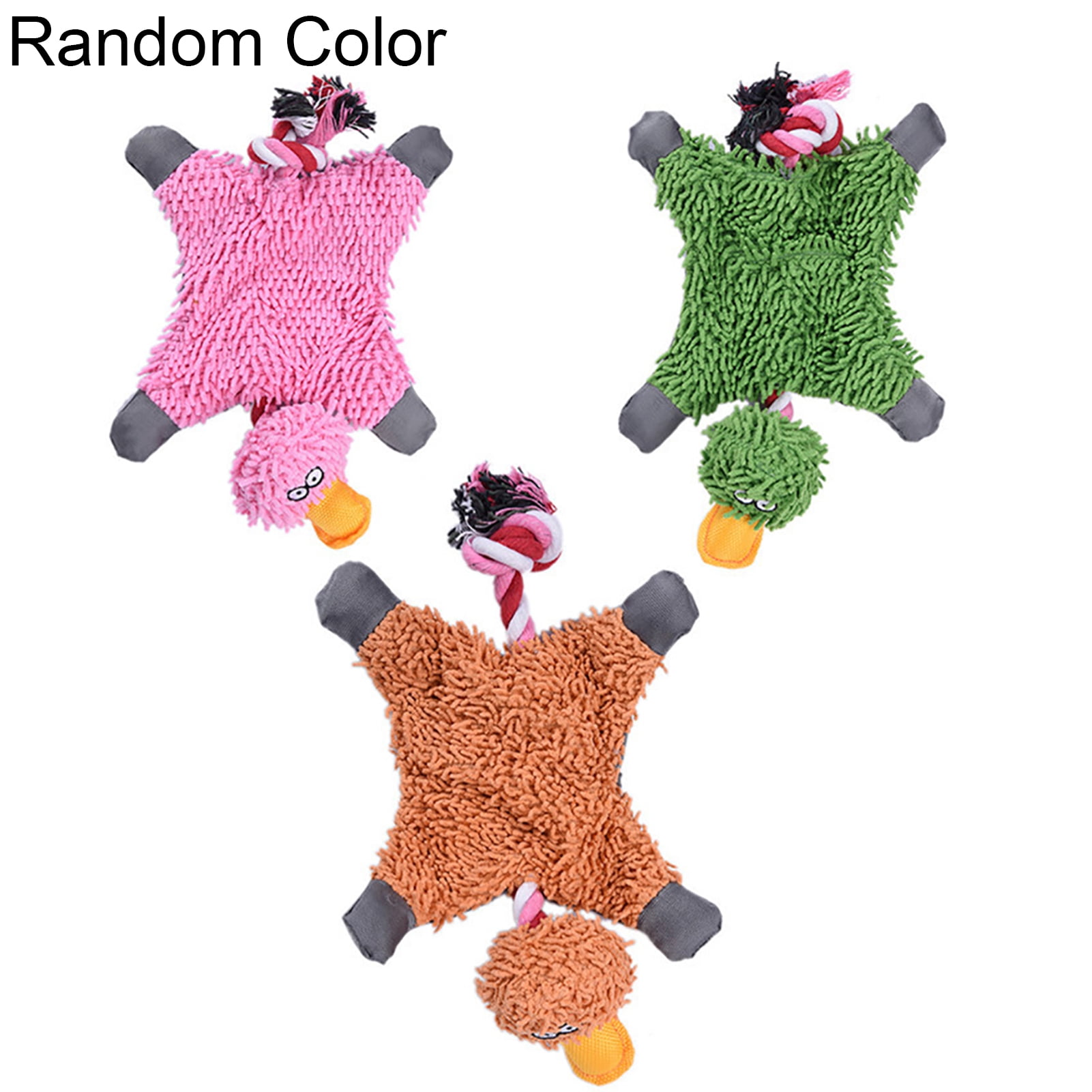 Walbest Stuffless Dog Toys for Puppy, Crinkle Squeaky Dog Chew Toys Plush Dog Toy with Rope Knots for Small Dogs (Duck) 2 c9412604 190a 489c 849e b26273876241.d84bc322c2324989c02750c13b6dcd3c - easyishop.co.uk