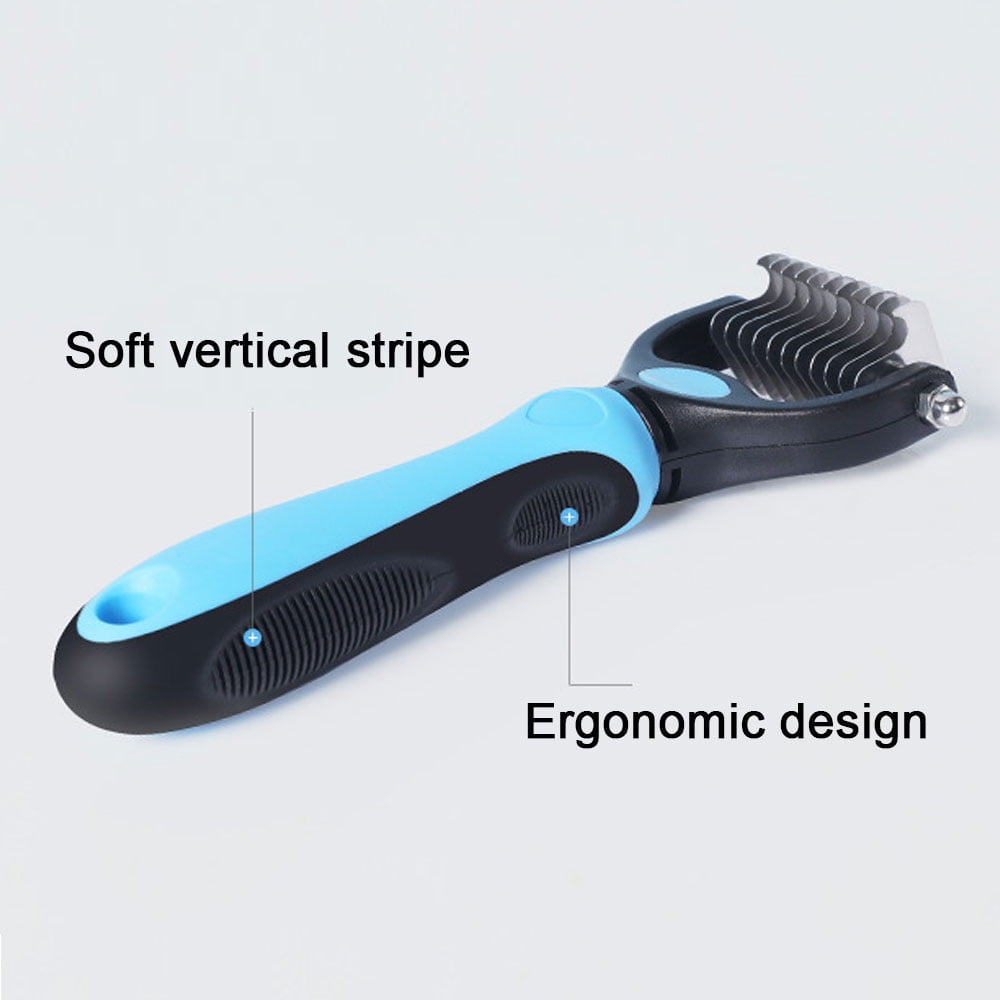 Pet Grooming Brush, Cat Brush, Saoqi Small Double Sided Shedding and Dematting Undercoat Rake Comb for Dogs and Cat Comb Brush Tool Blue 3 cb676ae2 3dc2 455d bc0b 9214c3e9c680.1946242c5c37071363aea979cad01474 - easyishop.co.uk