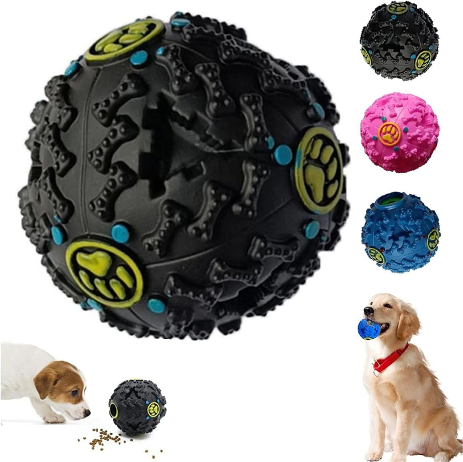 Discount Bonanza,Vetlora Dog Ball Toy Teeth Cleaning Food Dispenser and Boredom Buster Dog Ball for Pets Festive Joy|Rubber,Black,Vsgery 1 Discount Bonanza Vetlora Dog Ball Toy Teeth Cleaning Food Dispenser and Boredom Buster Dog Ball for Pets Festive Joy Rubber Black Vsgery 5f3ed5a5 879f 4b8f 985e cd00f01ee788.54be33456e4d6c95066176b076528b79 - easyishop.co.uk
