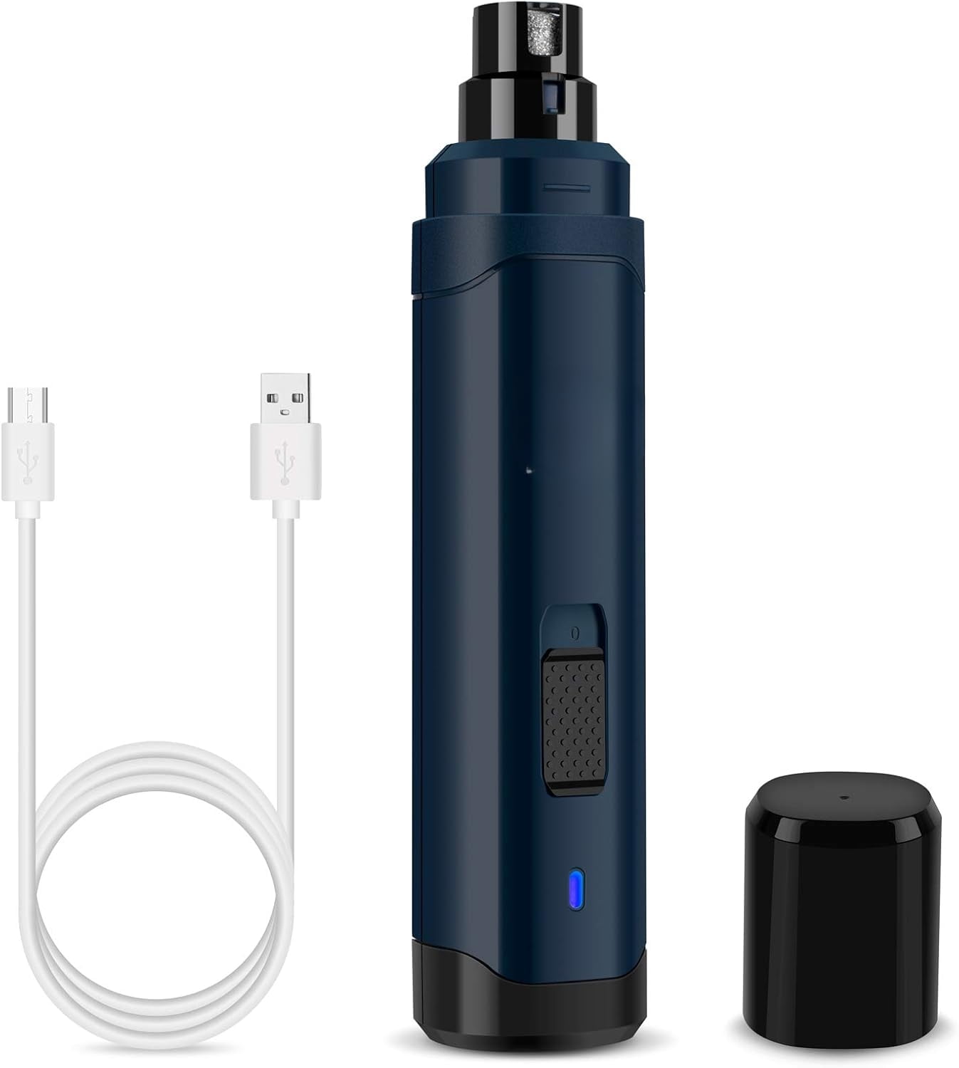 Dog Nail Grinder Upgraded - Professional 2-Speed Electric Rechargeable Pet Nail Trimmer Painless Paws Grooming & Smoothing for Small Medium Large Dogs & Cats (Dark Blue) 9 Dog Nail Grinder Upgraded Professional 2 Speed Electric Rechargeable Pet Trimmer Painless Paws Grooming Smoothing Small Medium Large Dogs Cats Dark B eaa178eb 8265 42d0 94ed d5f22bf9d852.c8440e1de080673df471925b6402aad5 - easyishop.co.uk