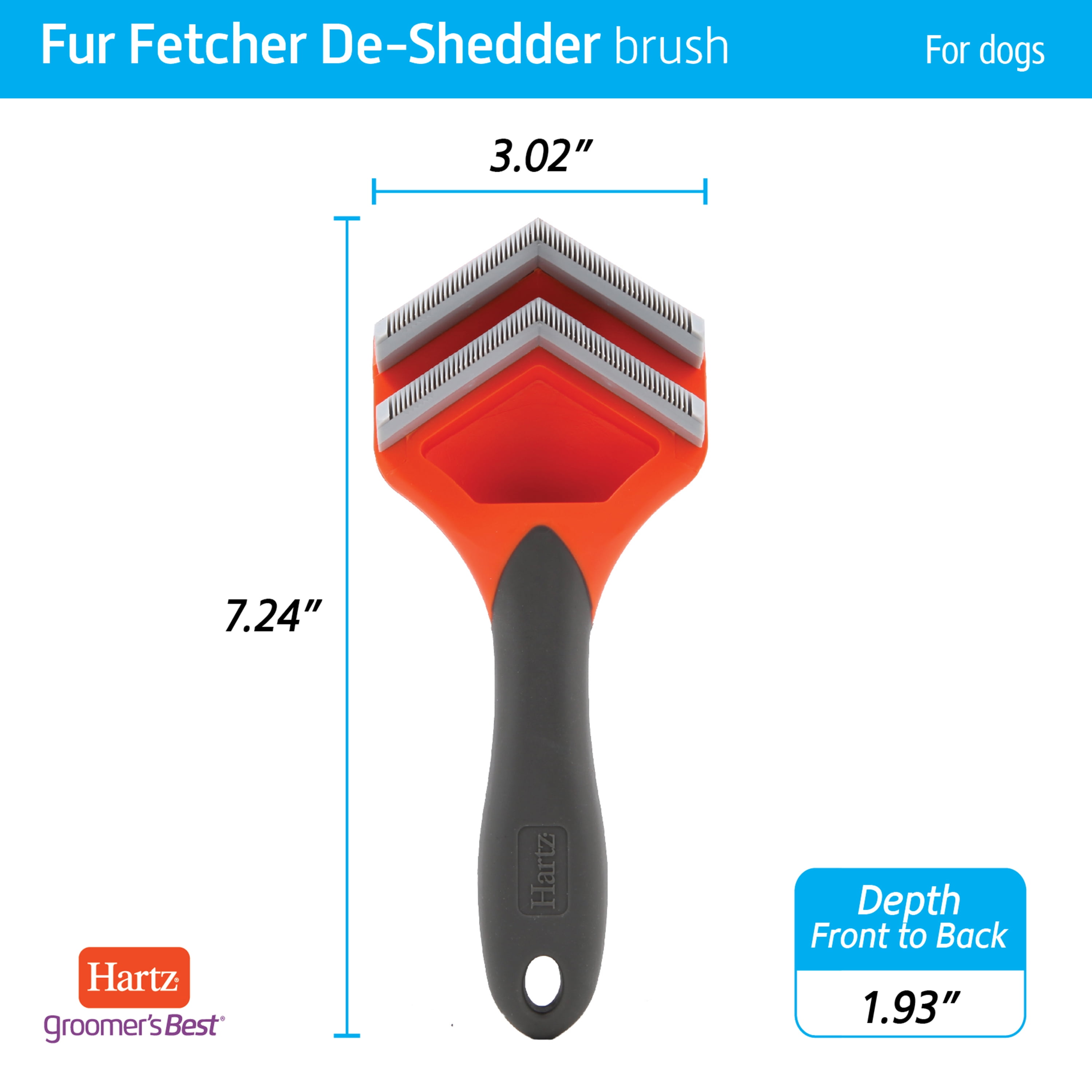 Hartz Groomer's Best Fur Fetcher De-Shedder Grooming Brush for Dogs 5 d140b353 5a2e 4879 be28 107f92b4555a.be766b498185d0fb0f948c37f270ed82 - easyishop.co.uk