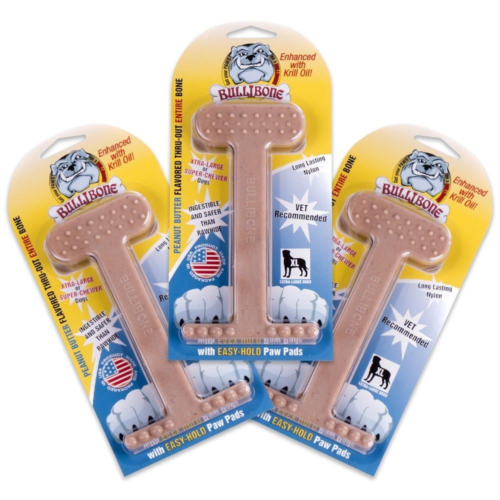 Bullibone Nylon Dog Chew Toy Nylon Bone - Improves Dental Hygiene, Easy to Grip Bottom, and Permeated with Flavor Bacon Small - 2 Pack 19 d3f781d9 6f65 4e03 ab70 00654851c4fc.4e7febeb3ec84991dc5bf81da39246fc - easyishop.co.uk