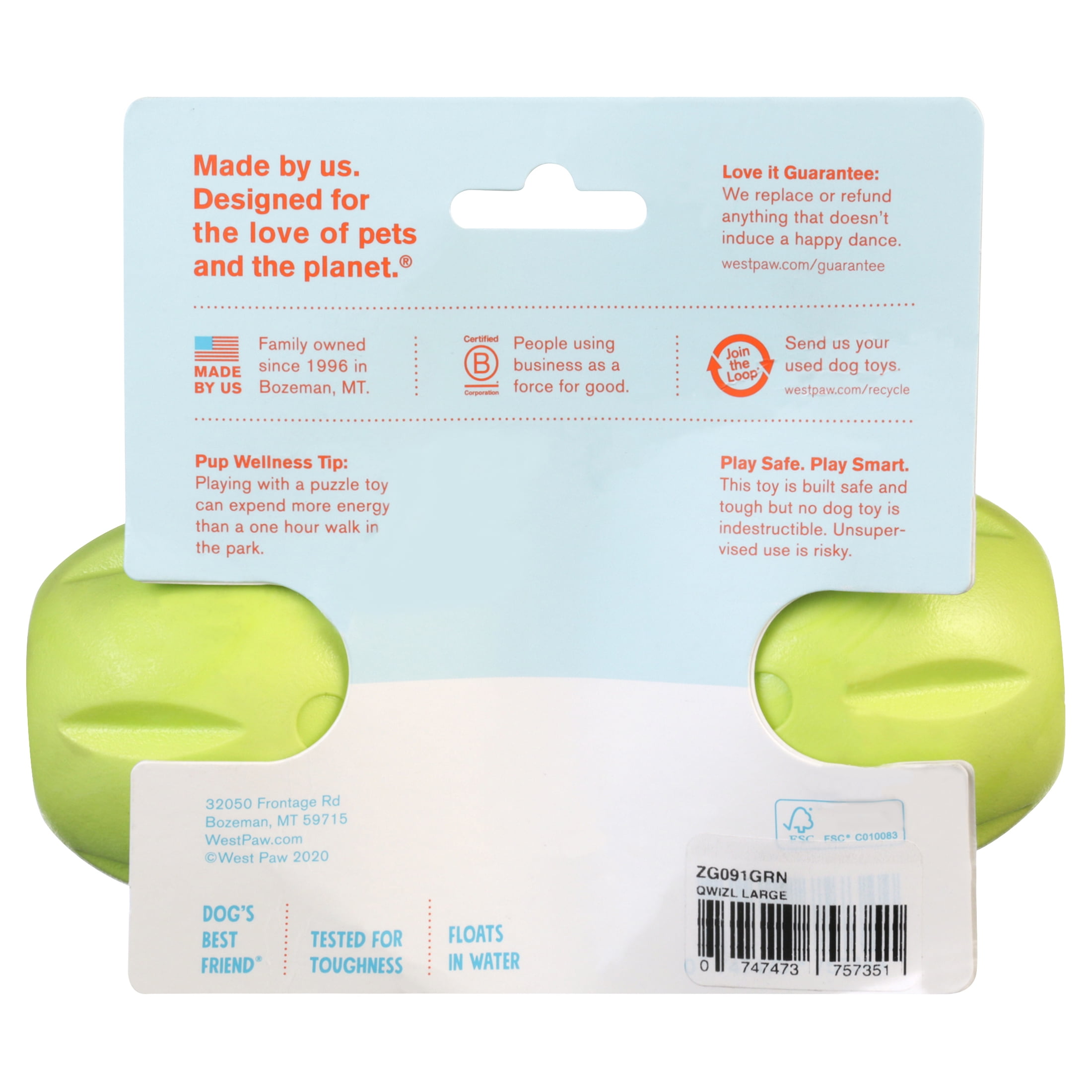 West Paw Zogoflex Qwizl Small 5.5" Dog Toy Tangerine 10 d49c6130 7de3 452d b19a 48b77e9e1139.64c97a0dc1e1a219f759b2cdfc108ea1 - easyishop.co.uk