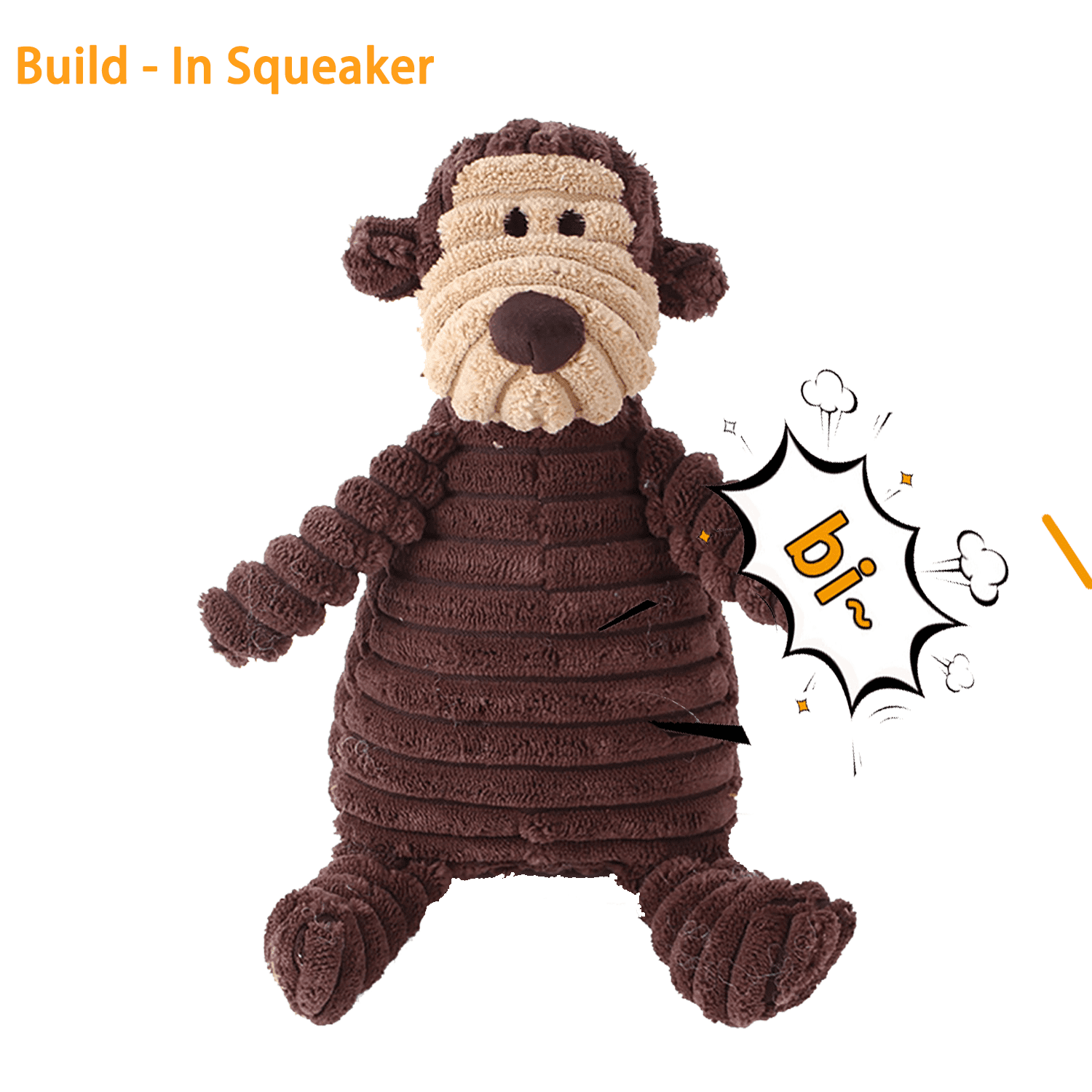 LECHONG Dog Toys, 5-Piece Squeaky Dog Toy with Monkey & Duck for Small Dogs, Multi-color (5 Pack) 4 db9c38fc 7bd3 48d1 b230 d6d81f1b7d4e.13e02b398289ad14460fd6985ab09336 - easyishop.co.uk