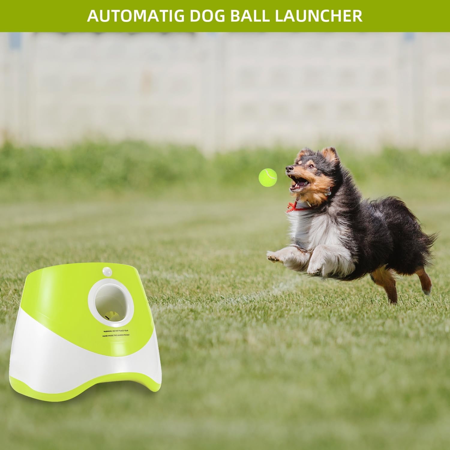 Ball Thrower for Dogs,Interactive dog fetch machine,Automatic Tennis Ball Launcher with 12 Tennis Balls,Dog Ball Thrower Machine with 10-30Ft 3 Launching Distance,for Small Dogs Indoor & Outdoor 10 dc96ac6d 4192 46c9 ba18 2923fd538635.8b23d962ce77d480ef89976c540532ee - easyishop.co.uk