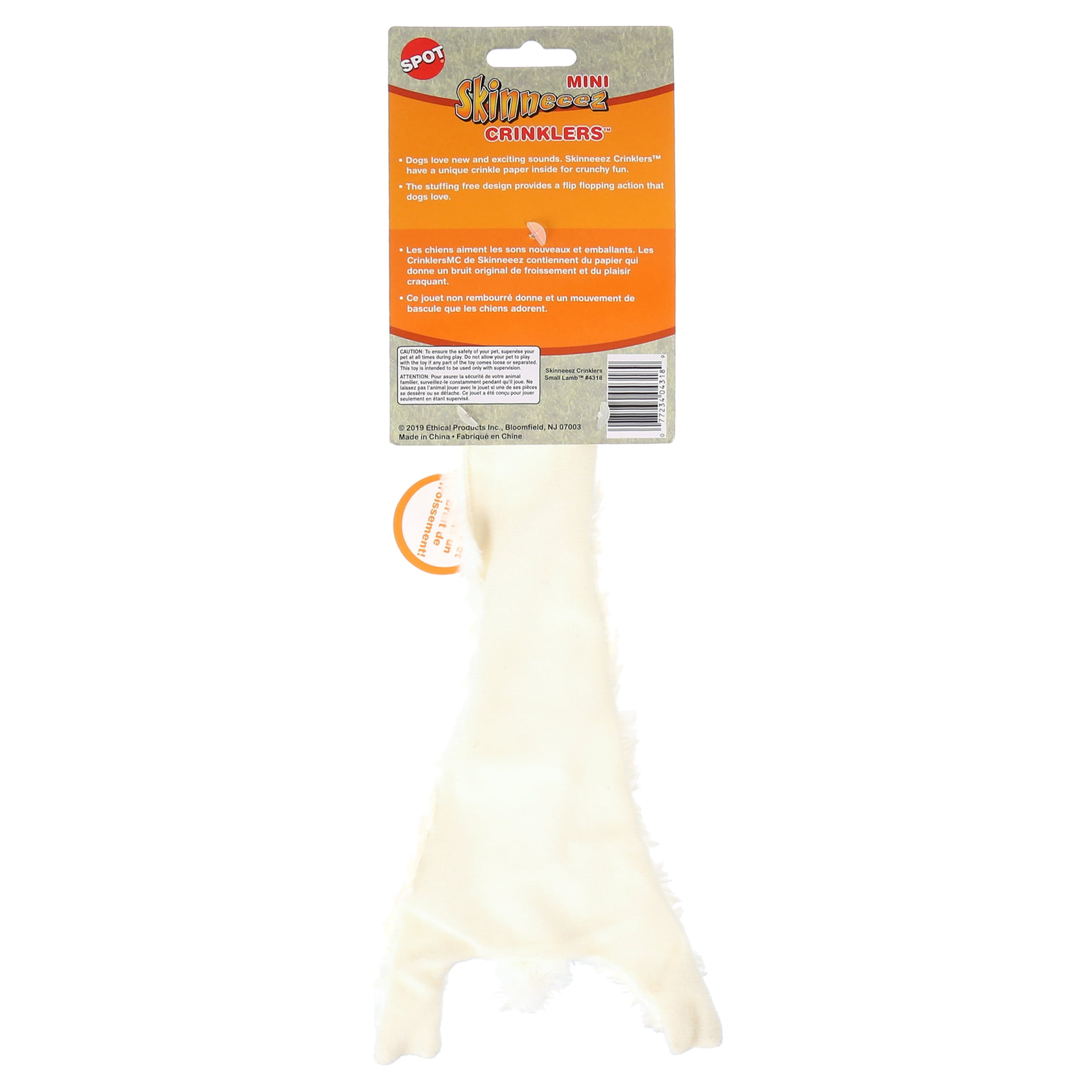 Spot Skinneeez Crinklers Lamb Dog Toy: Stuffing-Free with Crinkle Paper and Squeaker for Extended Play 4 e3e97a24 20db 4b6b b62c 00764f97a2ef.db64fa8b15593c2dffdbc54c060d7d25 - easyishop.co.uk