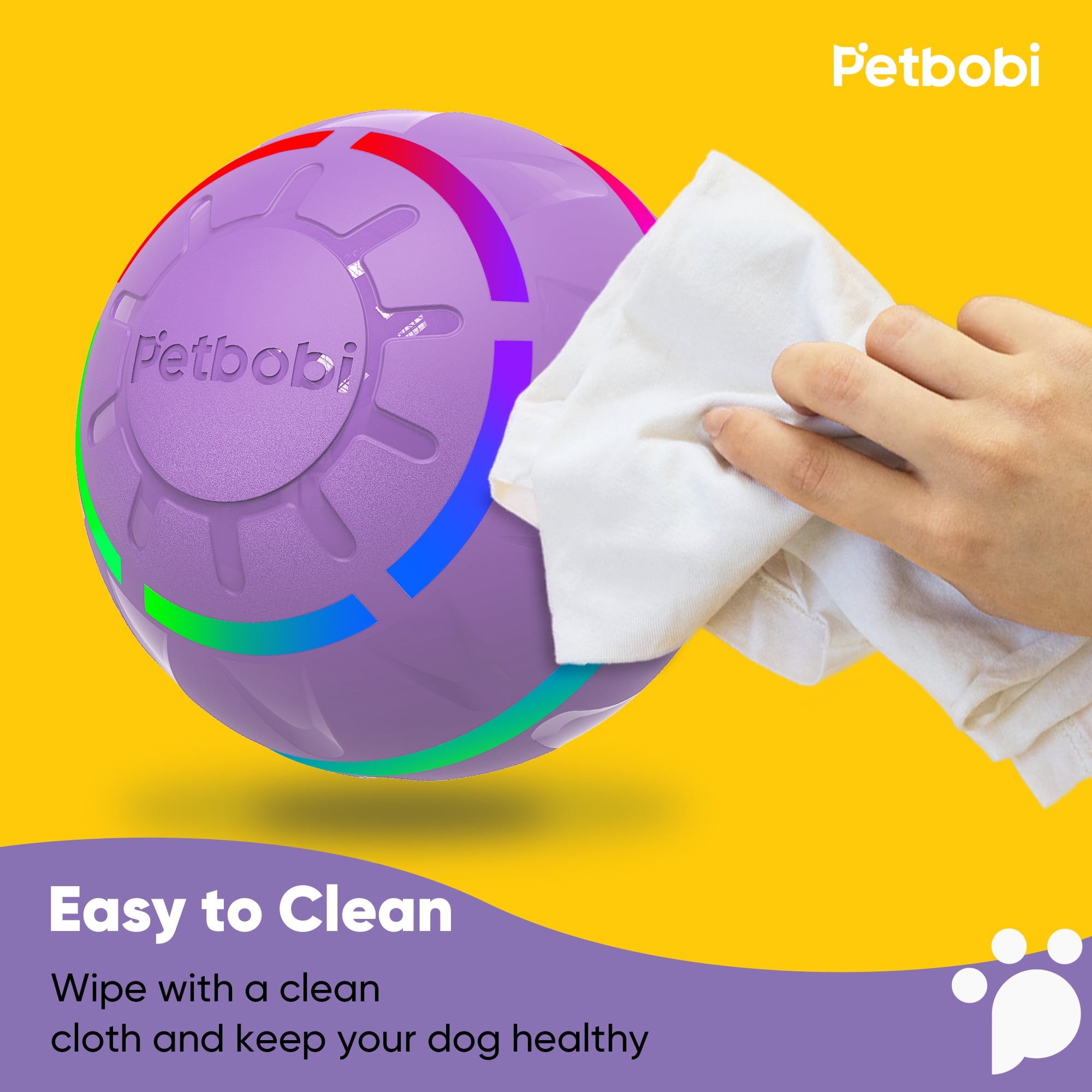 Petbobi Interactive Toy Dog Ball Moving Toys Ball for Dogs,Purple 3 e7c5d550 46b6 4f4a 8523 eaf1066e30cc.a02cbc83efed3d18aa4eda8668f22b57 - easyishop.co.uk