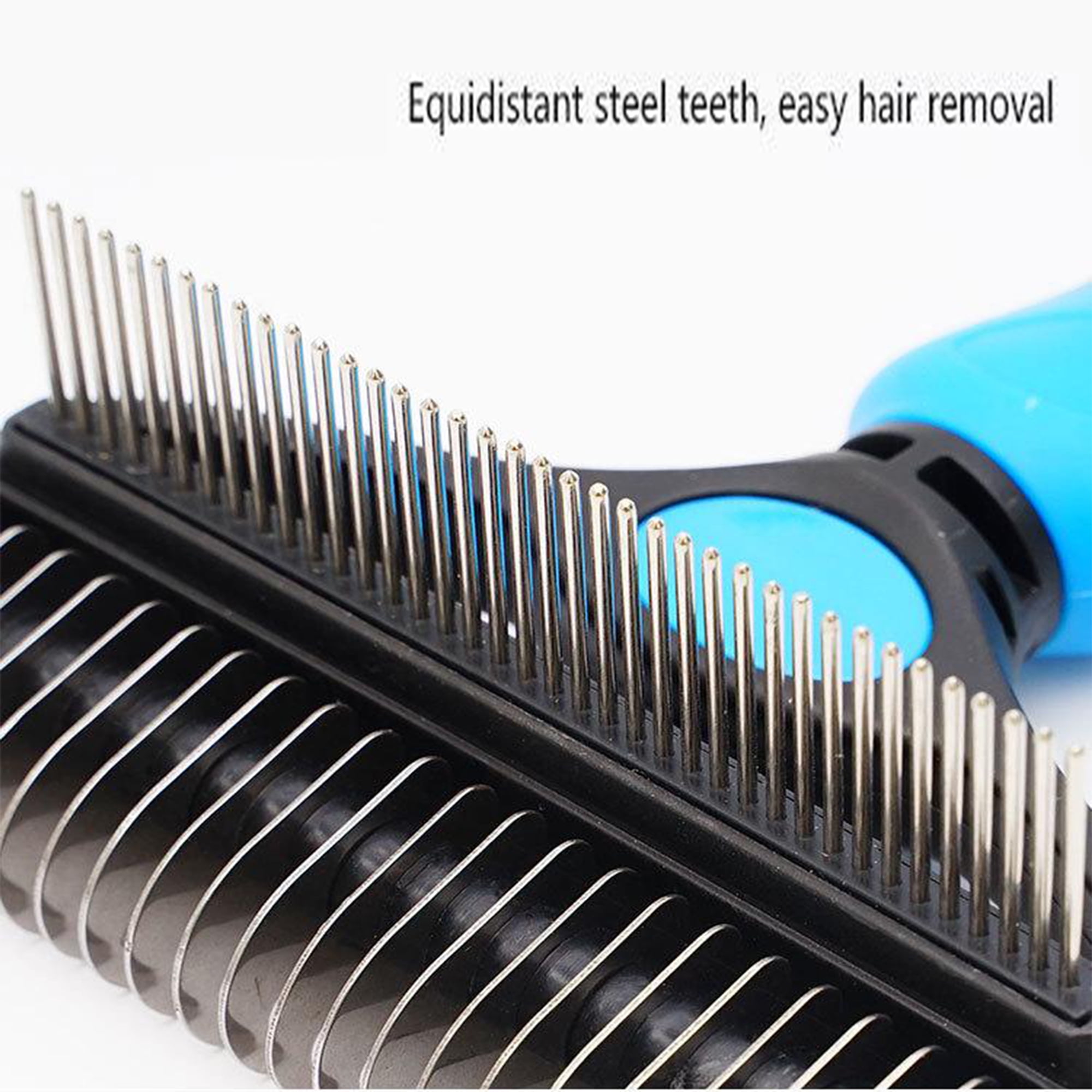 CNNIK Small 2-in-1 Dematting Comb ,small dog brush,dog brushes for grooming small dogs- Compact Dual-Sided Dematting and Fine-Toothed Comb - Effortlessly Remove Tangles for Small Dogs and Cats 3 e8b1659a 631e 45bf 9a28 00071aec8d8b.e20ba645c61d33c7f98f19a7966340a0 - easyishop.co.uk