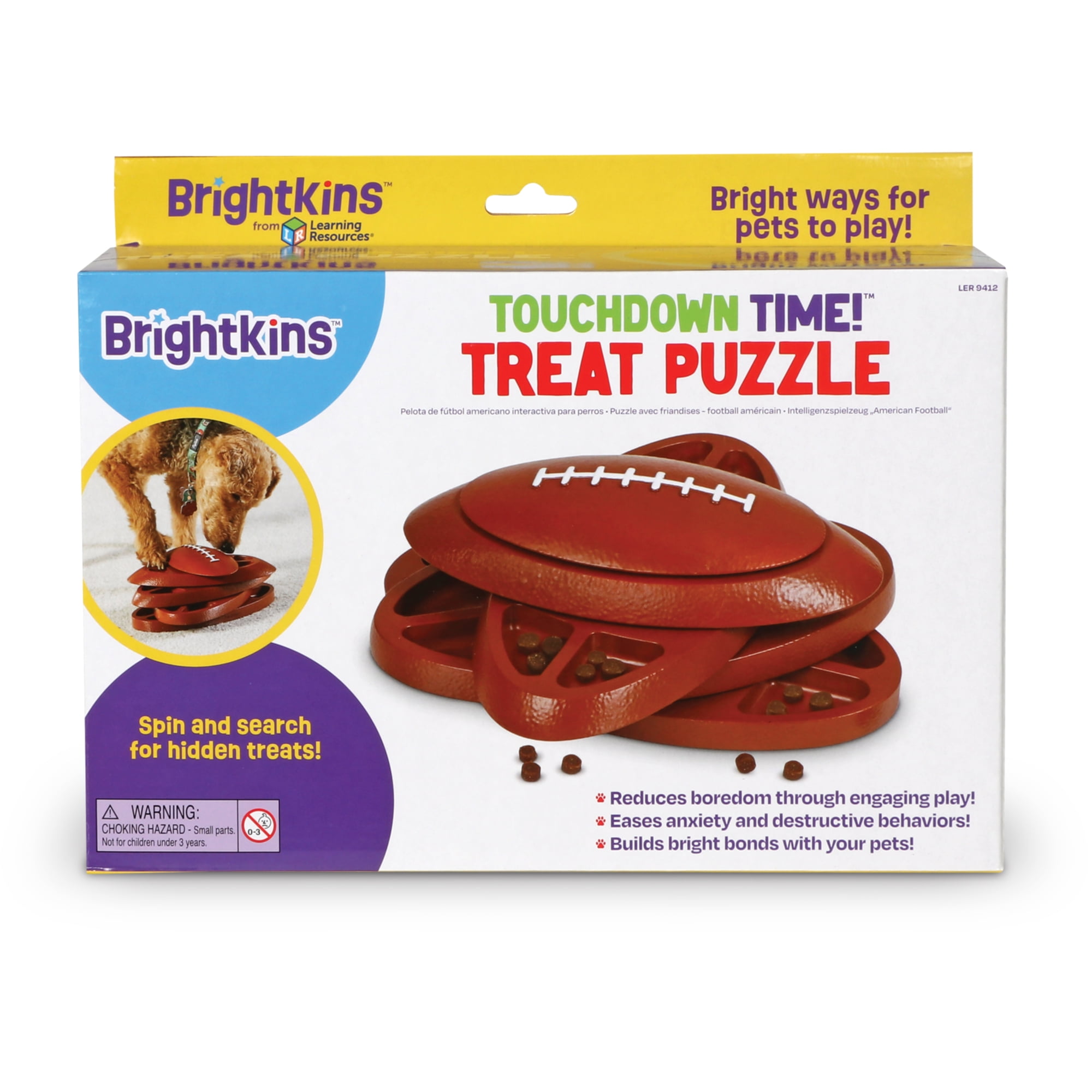Brightkins Touchdown Time! Dog Toy Treat Dispenser, Interactive Football Puzzle for Puppy Enrichment Training & Birthdays 6 e8c02c62 ea35 4b83 8fe2 a9abb875ffeb.b213d6789ad3fca80be84df85eeb506f - easyishop.co.uk