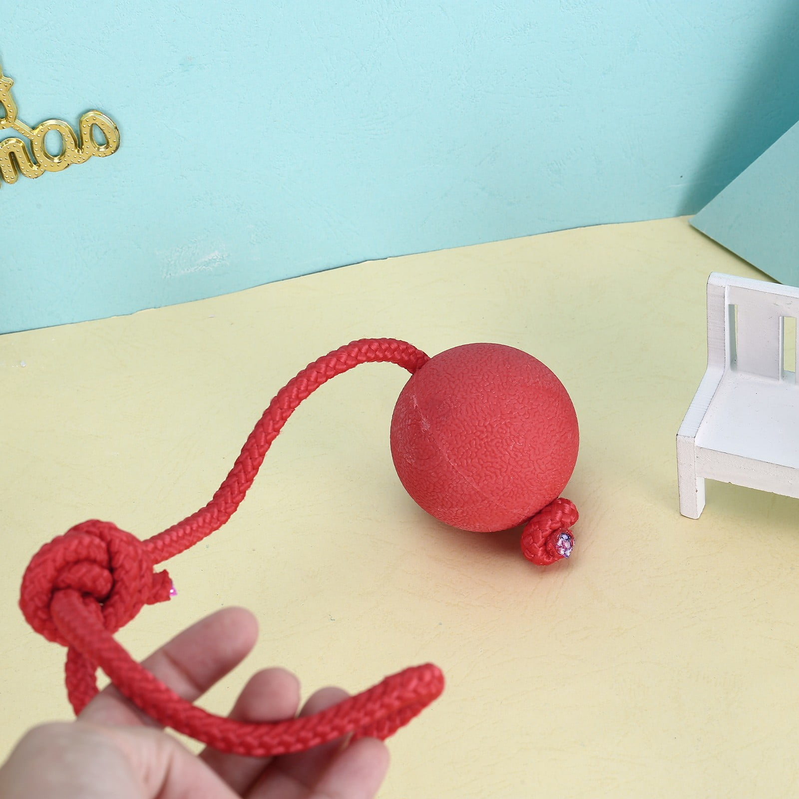 Wamans Rope Dog Toy, Floating Foam Dog Ball with Rope Dog Puzzle ToysDog Squeaky Balls,Dog Chew Toys Durable,Dog Ball,Rope Toys 3 ea656542 5df8 4cad 926b 54182fbb112a.6b42518d159ad224372a9bfd599c9e51 - easyishop.co.uk