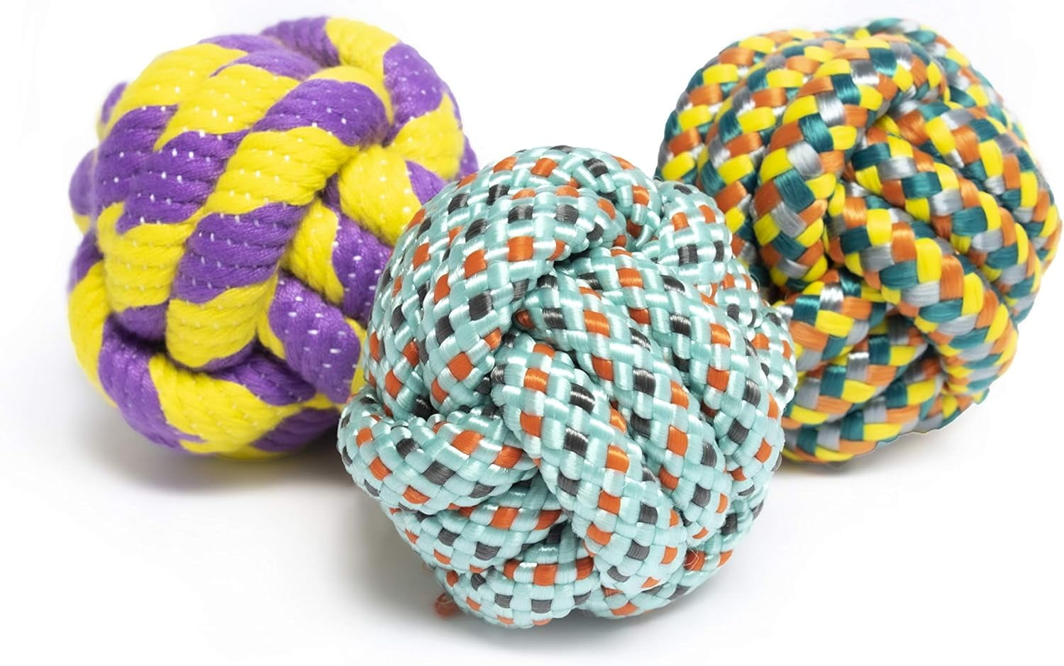 Roscoe's Pet Products Braided Rope Ball Toy for Dogs and Other Small Pets 3 f0782654 85d6 4826 b3d3 1ec341538731.18eaf2fd9a42a2f48abdce9e4856d2a2 - easyishop.co.uk