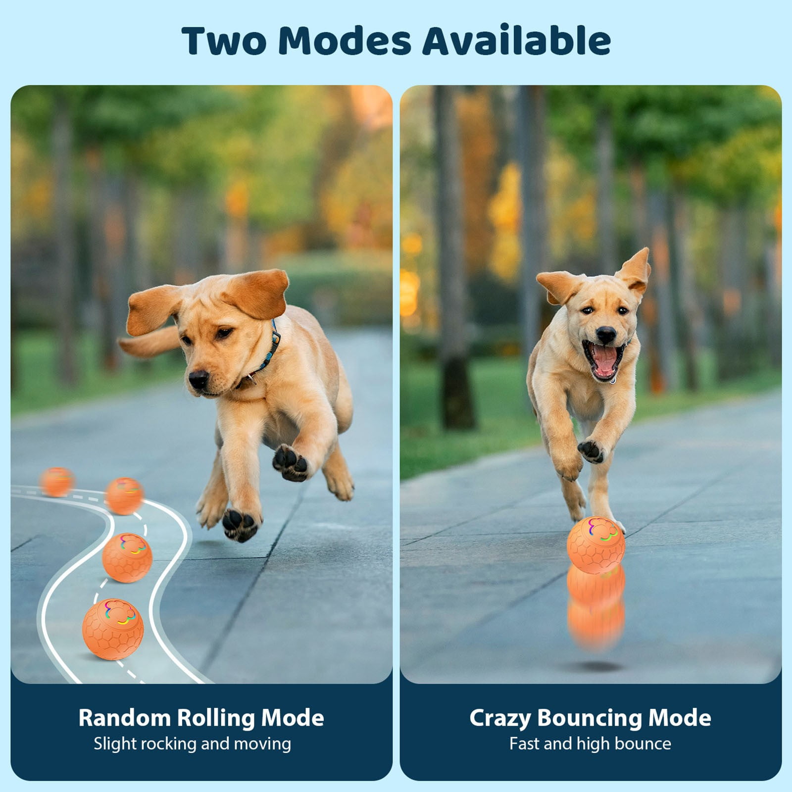 Qinghuai Peppy Pet Ball for Dogs, Dog Interactive Toys Dog Ball,Motion Activate Rolling Ball for Puppy/Small Dogs, Automatic Moving Dog Toy,USB Rechargeable 17 f49ea908 239d 4018 83ee d4d47462f8bf.b75c95c43b2f82f76fe571827a045948 - easyishop.co.uk