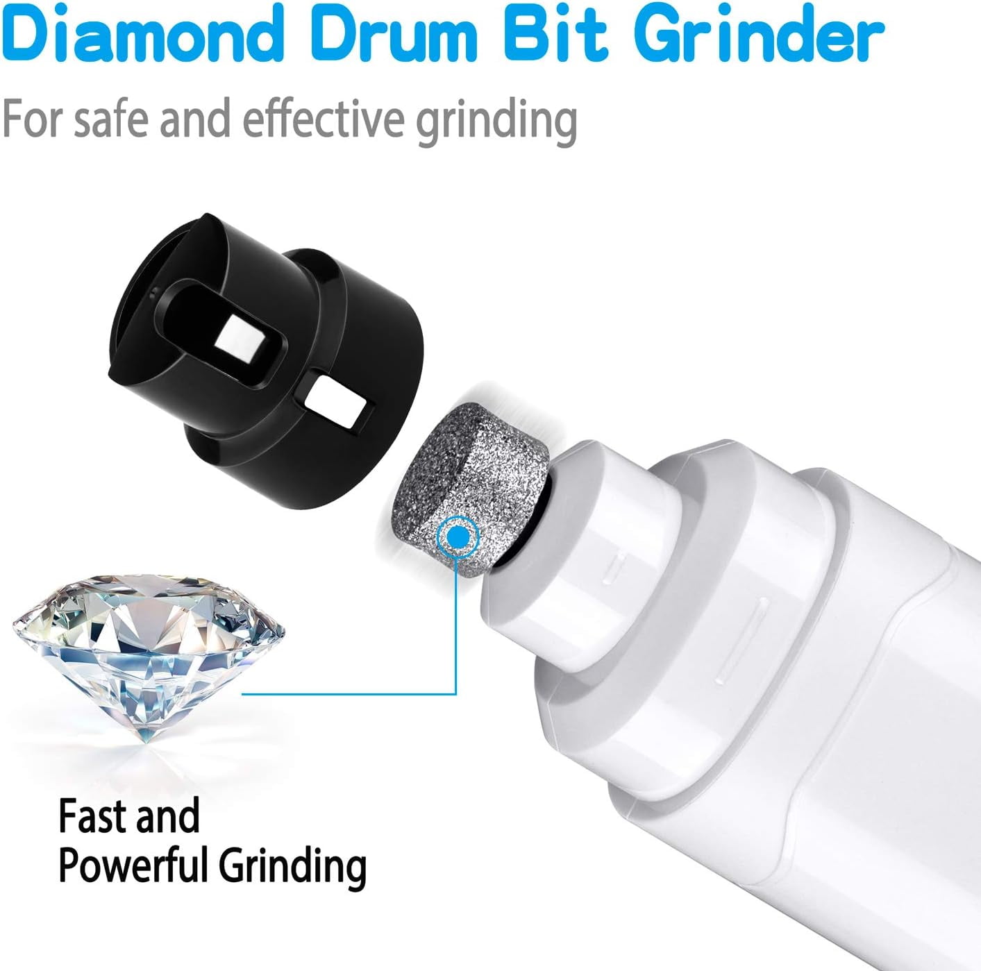 Dog Nail Grinder Upgraded - Professional 2-Speed Electric Rechargeable Pet Nail Trimmer Painless Paws Grooming & Smoothing for Small Medium Large Dogs & Cats (Dark Blue) 2 f58a492e 7f91 4f7d 9553 6ee913c8281c.8566ffb75a9dc904218e73157b062a7c - easyishop.co.uk