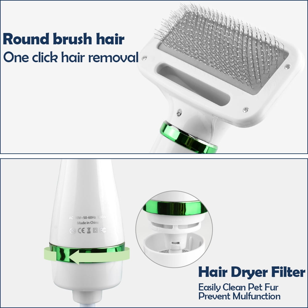 WEPSEN Professional Pet Grooming Dryer Brush for Small and Medium-Sized Dogs and Cats | Portable 2-in-1 Dog Blow Dryer | Adjustable Temperature | Lightweight & Quiet 5 fc4d7ea0 1c08 4b77 8da8 11fa7960545d.345bd378d678466741236ac27558ec91 - easyishop.co.uk