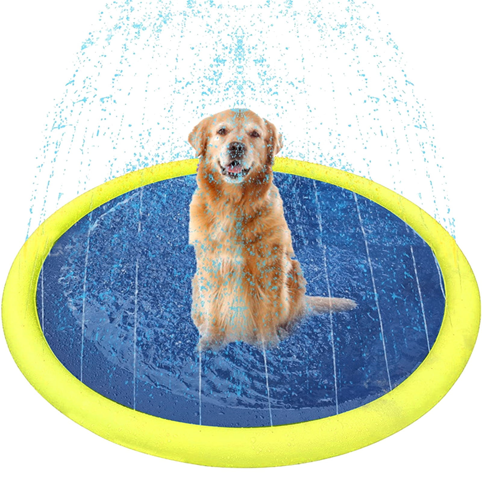 Lolynie 150CM Pet Spray Mat, Non-Splash Dog Bath Mat for Outdoor Swimming & Grooming, Durable & Easy to Clean 2 fccc3e94 4b8b 4ef1 a760 33d581244d91.123b574a0af1a0985aa6baad1dc55836 - easyishop.co.uk