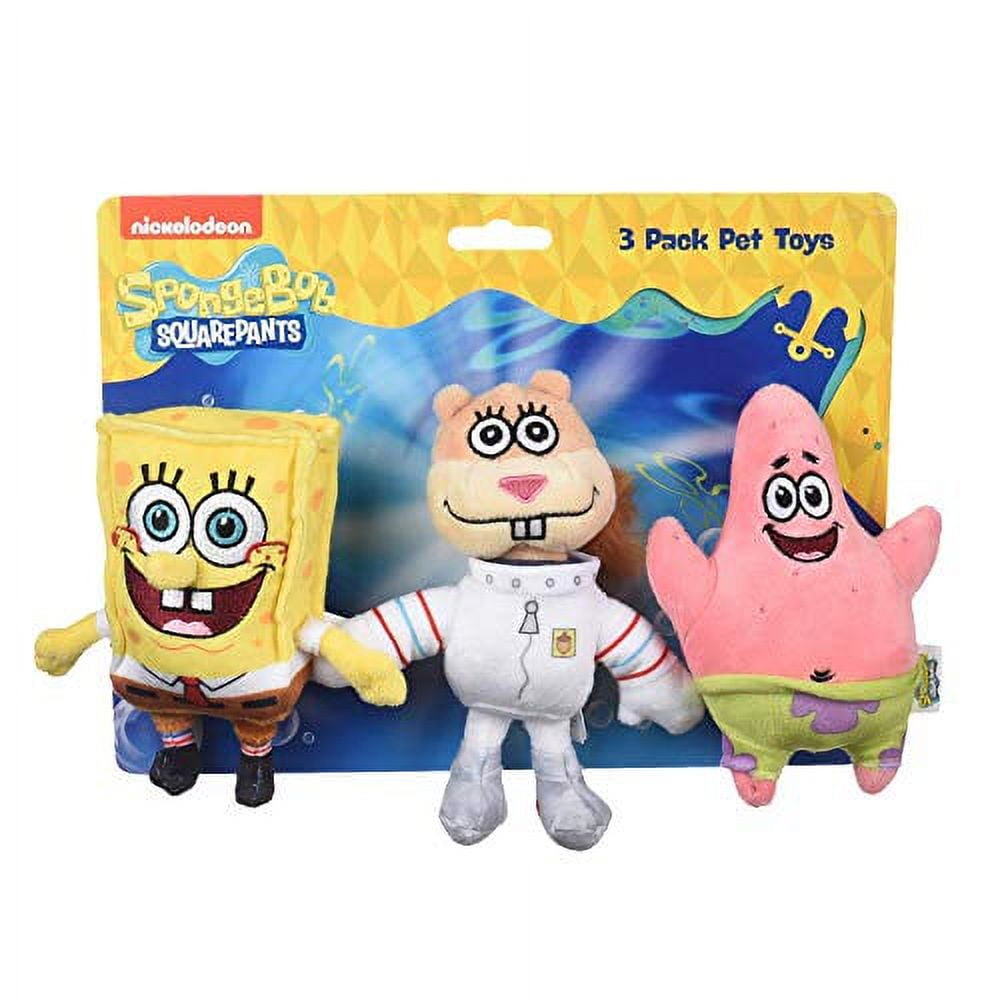 Nickelodeon Spongebob Squarepants for Pets Spongebob, Patrick, and Sandy Figure Plush Dog Toy | 6 Inch Small Dog Toys for Spongebob Fans | Squeaky Dog Toys for All Dogs (FF16161) 1 Nickelodeon Spongebob Squarepants Pets Spongebob Patrick Sandy Figure Plush Dog Toy 6 Inch Small Toys Fans Squeaky All Dogs FF16161 54867b67 6e43 49c8 8a2f b2e02c305306.0ede675994bd56ef62e97eb0c98f0876 - easyishop.co.uk