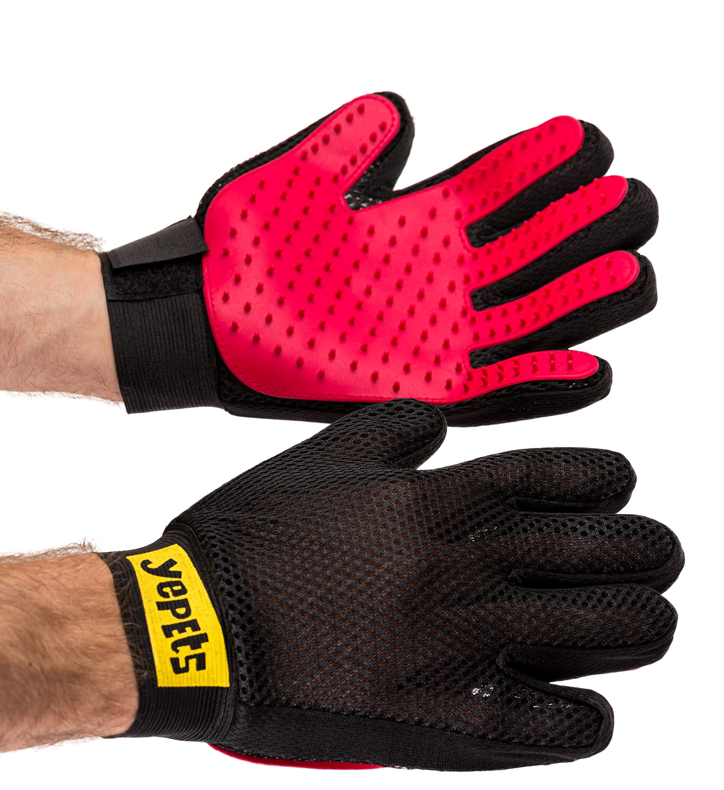 Pet Grooming Gloves (Blue) - Perfect Design for Grooming, Deshedding, Bathing & Massaging Your Dogs & Cats with Long/Short/Curly Fur 1 Pair (Right & Left) 9 Pet Grooming Gloves Red Perfect Design Grooming Deshedding Bathing Massaging Your Dogs Cats Long Short Curly Fur 1 Pair Right Left e402ea4d 0f08 4e93 b17d 5be922df3c83.cbad93933176913ee697e61b7f2599e6 - easyishop.co.uk