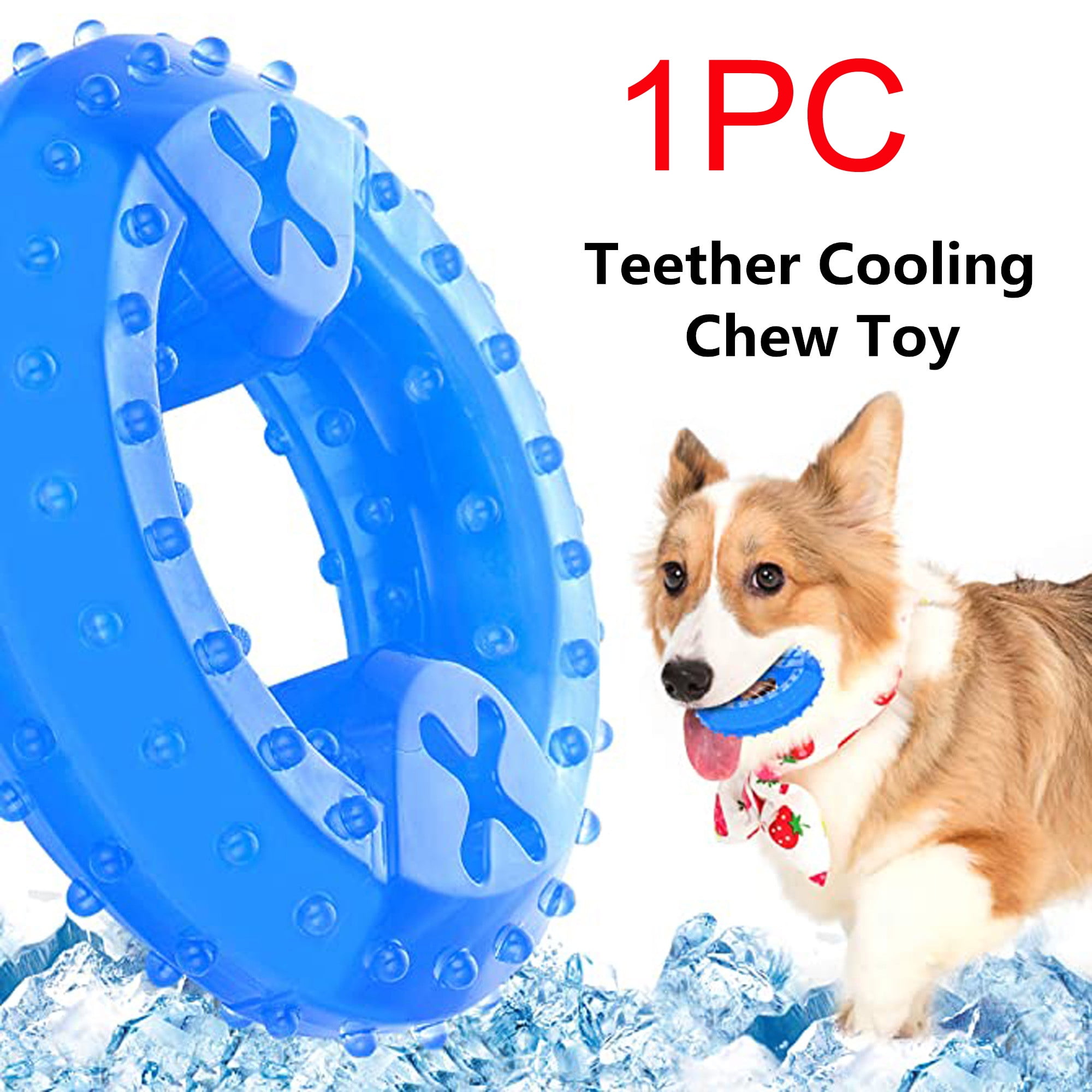 Soft Pet Dog Toy Rubber Dog Ball Toy Elasticity Interactive Toothclean Dog Chew Toy 5 Pet Teether Cooling Chew Toy for Dogs Teething Toy for Puppies Fit with Treats for More Fun bc99070e 16fa 4b86 a007 c8c429615bc6.2f6badc0de2723af86c25687ef5408c1 - easyishop.co.uk