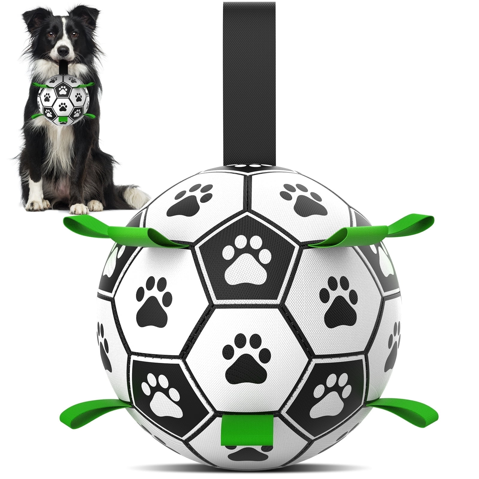 QDAN Durable Dog Toys Soccer Ball with Nylon Straps Hand Pump for Puppies Medium Large Dogs, 6-inch 1 QDAN Dog Toys Soccer Ball with Nylon Straps Hand Pump Included Interactive Outdoor Dog Balls for Medium Large Dogs 6 inch 898a8d8e 387f 4e60 9049 9cacb3dd2924.e1be183eba15d731d12d5d386c200911 - easyishop.co.uk