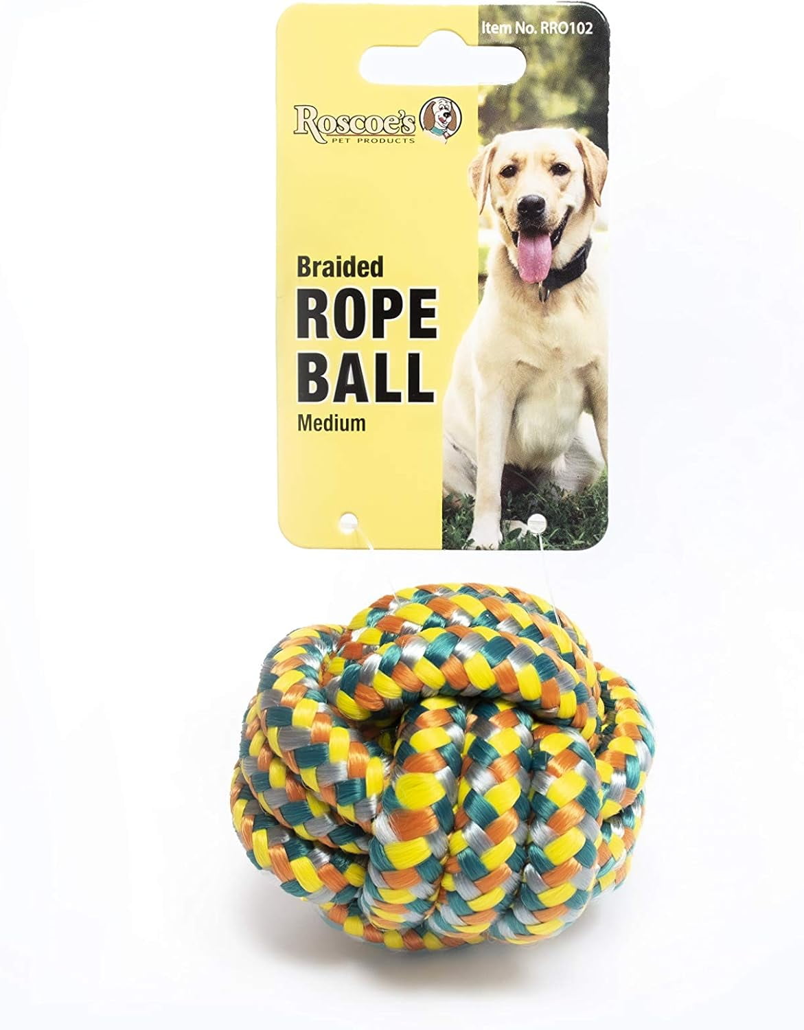 Roscoe's Pet Products Braided Rope Ball Toy for Dogs and Other Small Pets 8 Roscoe s Pet Products Braided Rope Ball Toy for Dogs and Other Small Pets 68f0c48c d08d 4959 a441 ff6305e8ec24.21fa4dc40df4d63110c46c9187cb92b1 - easyishop.co.uk