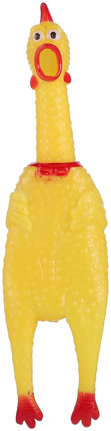 Screaming Chicken Dog Toy,32 cm/12.5 inch Yellow Rubber Squaking Chicken Toy Novelty and Durable Rubber Chicken for Dogs,Rubber Chicken Value 1 Pack 1 Screaming Chicken Dog Toy 32 cm 12 5 inch Yellow Rubber Squaking Chicken Toy Novelty and Durable Rubber Chicken for Dogs Rubber Chicken Value 1 Pack 5527a213 f8a4 43cf ba3b b6844b93fbf5.8832c1c2478614bafb45cff37c227070 - easyishop.co.uk