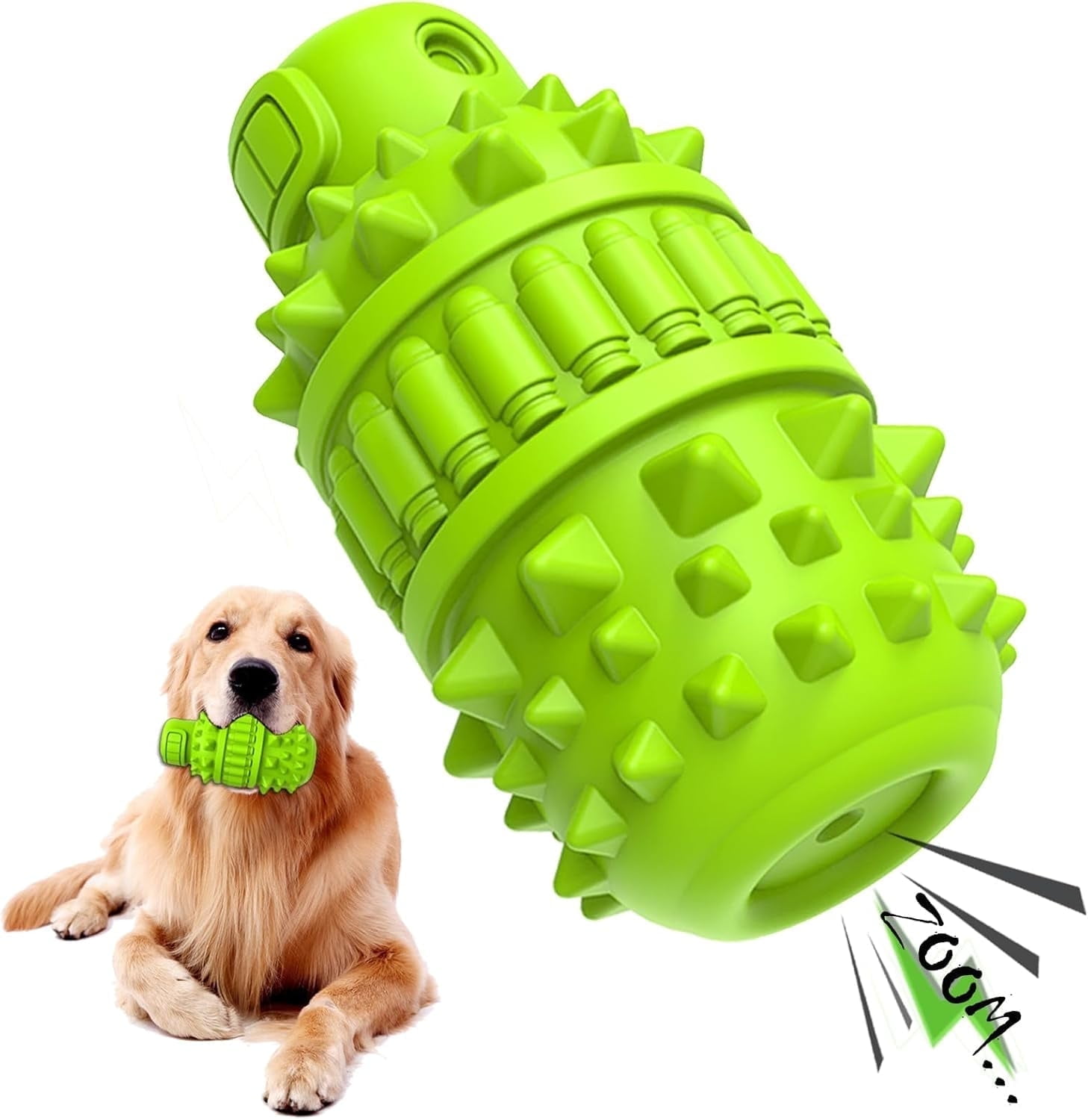 URRU Dog Toy for Aggressive Chewers, Indestructible Dog Chew Toys Squeaky , Interactive Tough Durable for Large Breed(Green,Large) 1 URRU Dog Toy for Aggressive Chewers Indestructible Dog Chew Toys Squeaky Interactive Tough Durable for Large Breed Green 57bae5ac 1ed4 4a4a 8569 967d021a5f49.55e14f8b4ee027a4739419603d64a417 - easyishop.co.uk